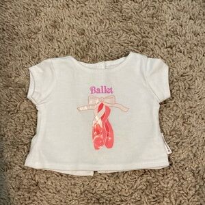 American Girl doll ballet top